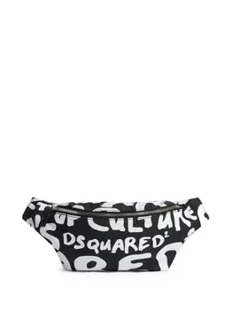 Dsquared2 поясная сумка с логотипом, черный