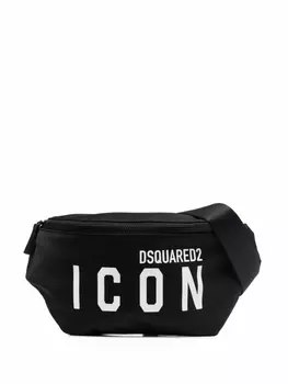 Dsquared2 поясная сумка с логотипом, черный