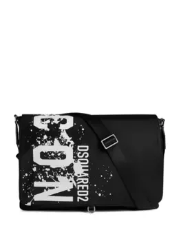 Dsquared2 портфель с логотипом, черный