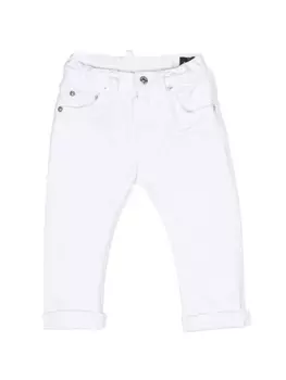 Dsquared2 прямые брюки, белый