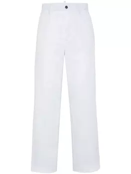 DSQUARED2 прямые брюки, белый