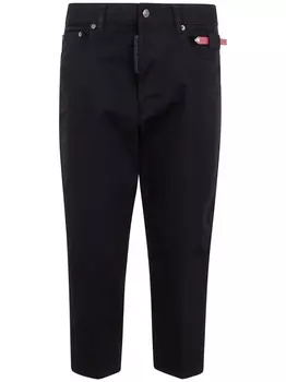 DSQUARED2 прямые брюки, черный