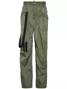 DSQUARED2 прямые брюки, зеленый