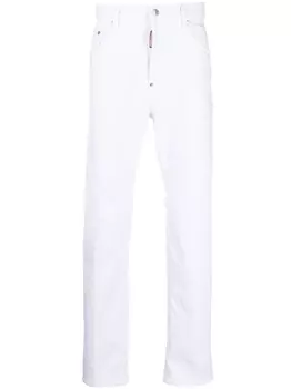 Dsquared2 прямые джинсы, белый