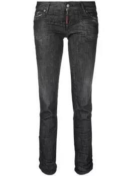 Dsquared2 прямые джинсы, черный