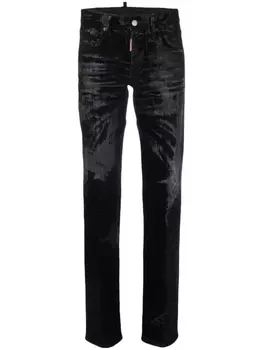Dsquared2 прямые джинсы Jennifer, черный