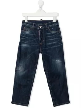 Dsquared2 прямые джинсы, синий
