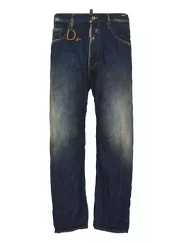 DSQUARED2 прямые джинсы, синий