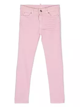 Dsquared2 прямые джинсы Twiggy, розовый