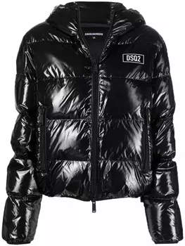 Dsquared2 пуховик на молнии, черный