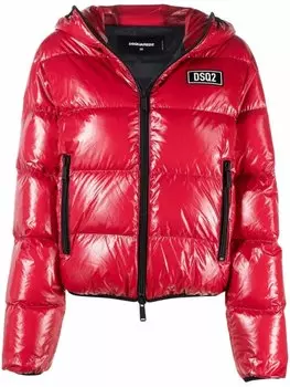 Dsquared2 пуховик на молнии, красный