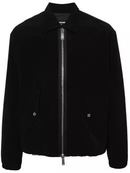 Dsquared2 пуховик с классическим воротником, черный
