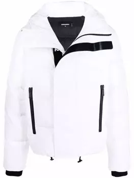 Dsquared2 пуховик с логотипом, белый