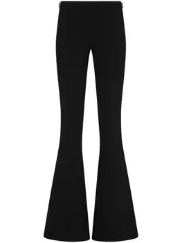 Dsquared2 расклешенные брюки с логотипом, черный