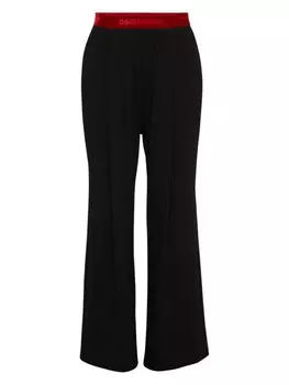 DSQUARED2 расклешенные брюки с логотипом, черный