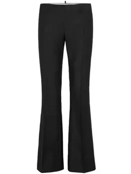 DSQUARED2 расклешенные брюки строгого кроя, черный