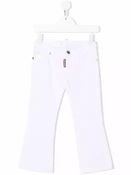 Dsquared2 расклешенные джинсы, белый