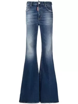 Dsquared2 расклешенные джинсы, синий