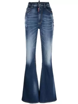 Dsquared2 расклешенные джинсы, синий