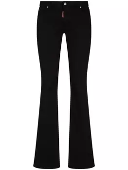 Dsquared2 расклешенные джинсы Twiggy, черный