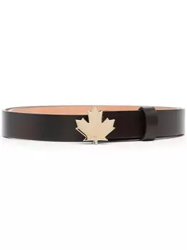 Dsquared2 ремень Maple-Leaf, коричневый