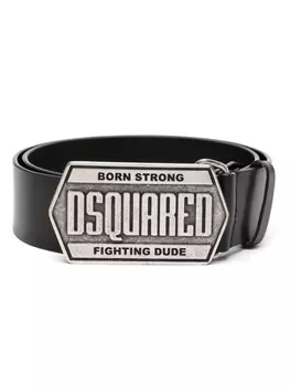 Dsquared2 ремень с логотипом, черный