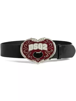 Dsquared2 ремень с логотипом, черный