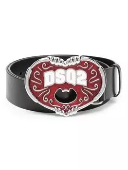 Dsquared2 ремень с логотипом, черный