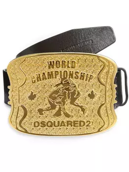 DSQUARED2 ремень с пряжкой, черный