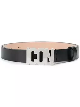 Dsquared2 ремень с пряжкой Icon, черный