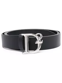 Dsquared2 ремень с пряжкой-логотипом, черный