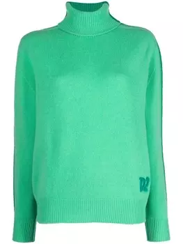 Dsquared2 roll-neck logo jumper, зеленый