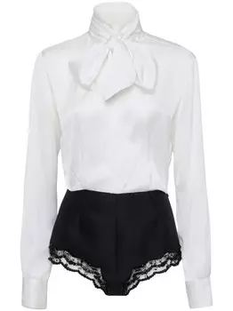 DSQUARED2 ромпер в двух тонах, белый