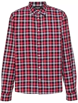 Dsquared2 рубашка Canadian Burbs в клетку, красный