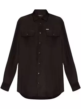 Dsquared2 рубашка на пуговицах, черный