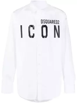 Dsquared2 рубашка с логотипом, белый