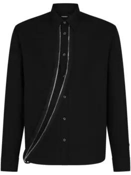 Dsquared2 рубашка с логотипом, черный