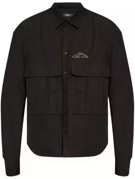 DSQUARED2 рубашка с логотипом Icon, черный
