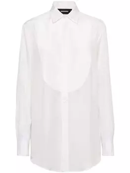 DSQUARED2 рубашка с манишкой, белый