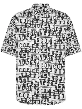 Dsquared2 рубашка с принтом Icon, черный