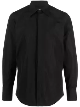 DSQUARED2 рубашка с заостренным воротником, черный