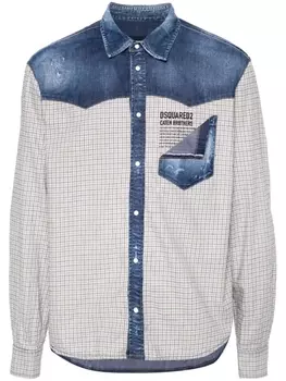 Dsquared2 рубашка Street Mixed, синий