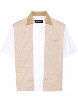 Dsquared2 рубашка в клетку, белый