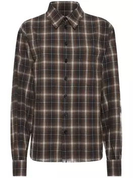 DSQUARED2 рубашка в клетку, коричневый