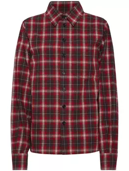 DSQUARED2 рубашка в клетку, красный