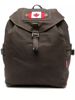 Dsquared2 рюкзак DSQUARED2 из хлопковой смеси с канадским флагом, коричневый