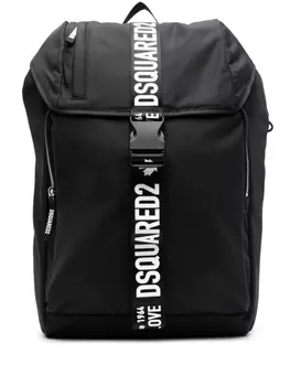 Dsquared2 рюкзак Made with Love с пряжкой, черный