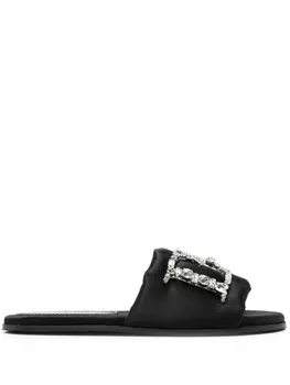 Dsquared2 сандалии с кристаллами, черный