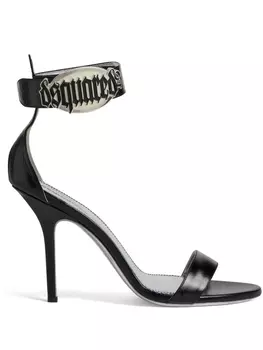 Dsquared2 сандалии с логотипом, черный