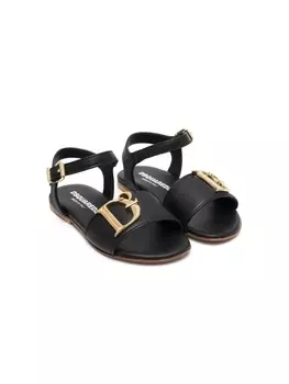 Dsquared2 сандалии с логотипом, черный